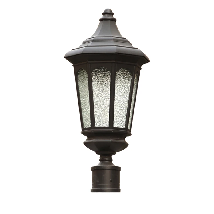 Vintage outdoor waterproof post top pillar light fence light boudary light