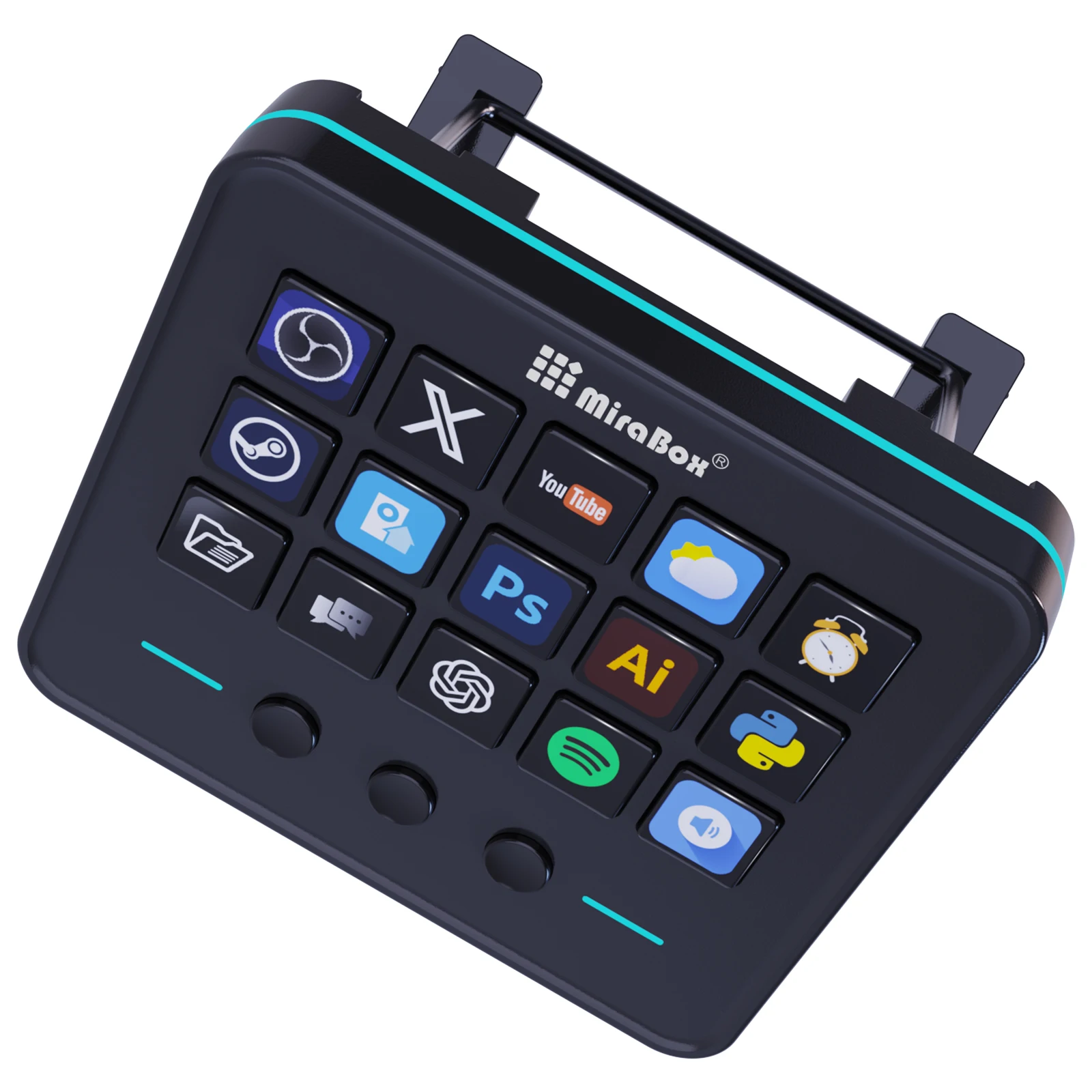 GameSir G7 Pro desktop game controller showing TMR sticks and swappable faceplates