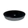 Flat Black Pan Washing Basin Marble Sink for Bathroom