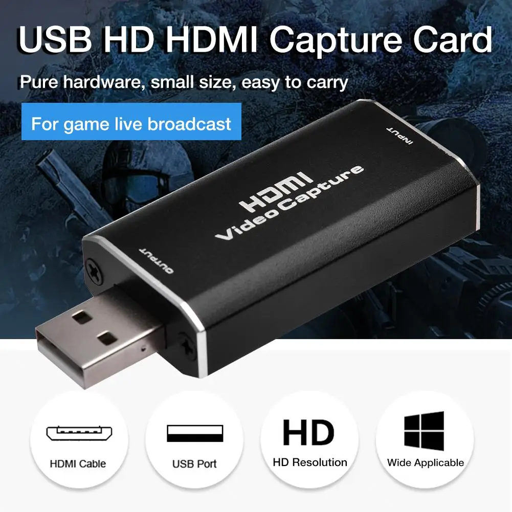 Video Capture Card 1080p Usb 2.0 Hdmi Game Capture Dongle 1920x1080 Video Capture Card 1080p Usb 2.0 Hdmi Game Capture Dongle 1920x1080