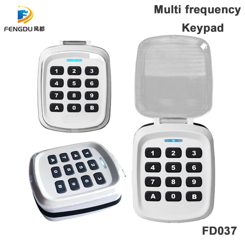 Numeric Garage Door Wireless Touch Keypad Rolling Code Keypad Multi