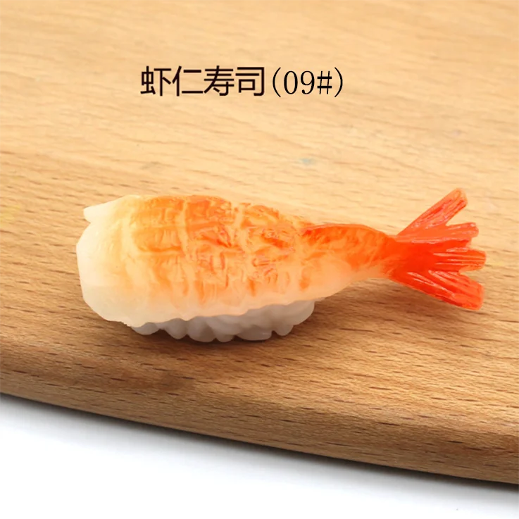 Daiso Realistic Fake Food Japanese Sushi Set Model Fridge Magnet Novelty Food Souvenir 