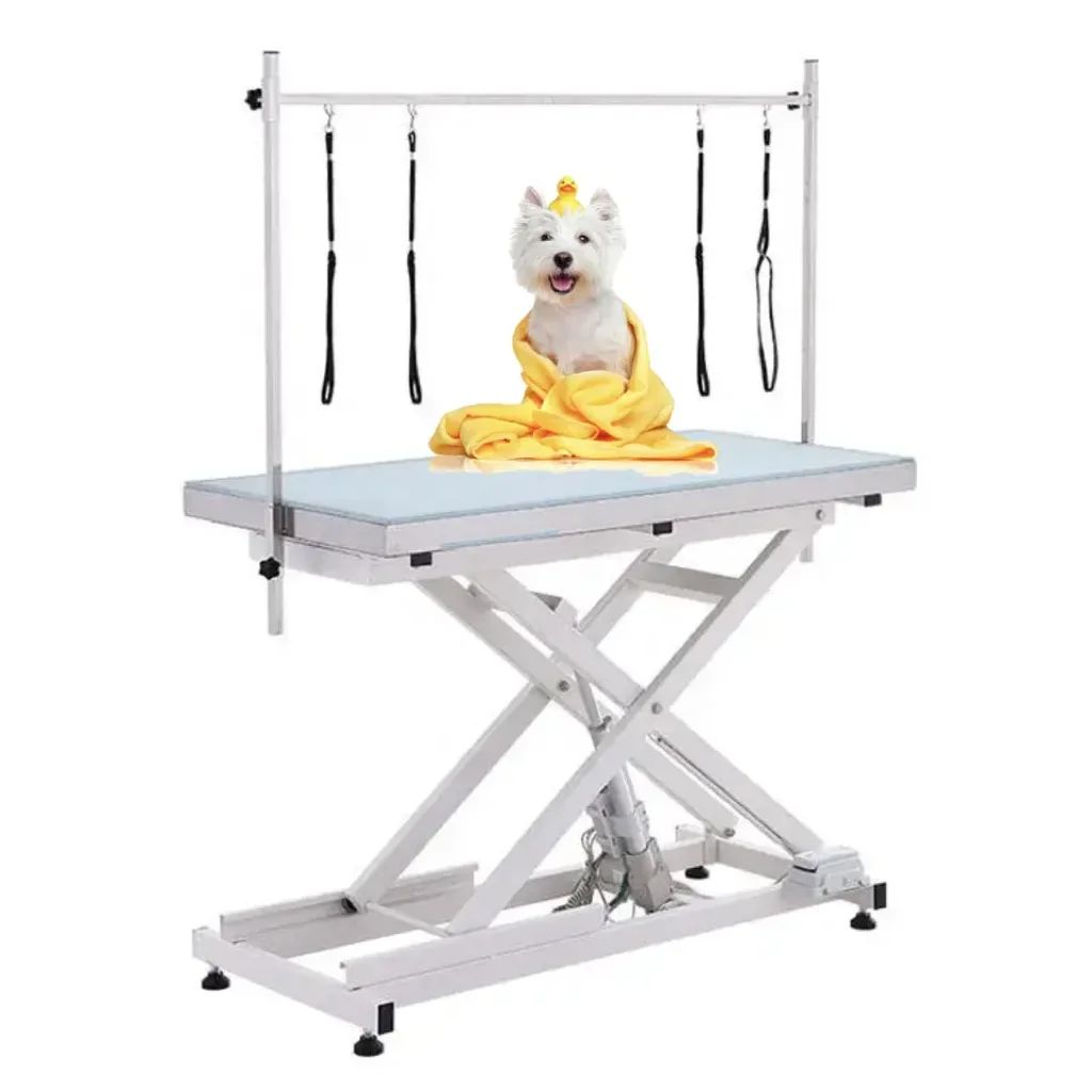 Factory Price Electric Pet Grooming Table Foldable Stainless Steel Dog Grooming Electric Table