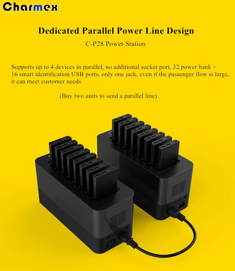 power bank charging station for restaurant