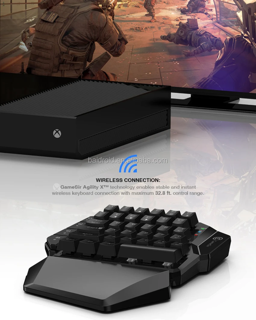 Set Gamesir Vx Aimswitch With Keyboard Mouse Wireless Converter For Ps4 Ps3 Xbox One Nintendo Switch Pc Control Games Buy Gamesir Vx Keyboard Set Game Controller With Wireless Converter Controller Keyboard For Ps4 Ps3 Xbox One Nintendo Switch Pc
