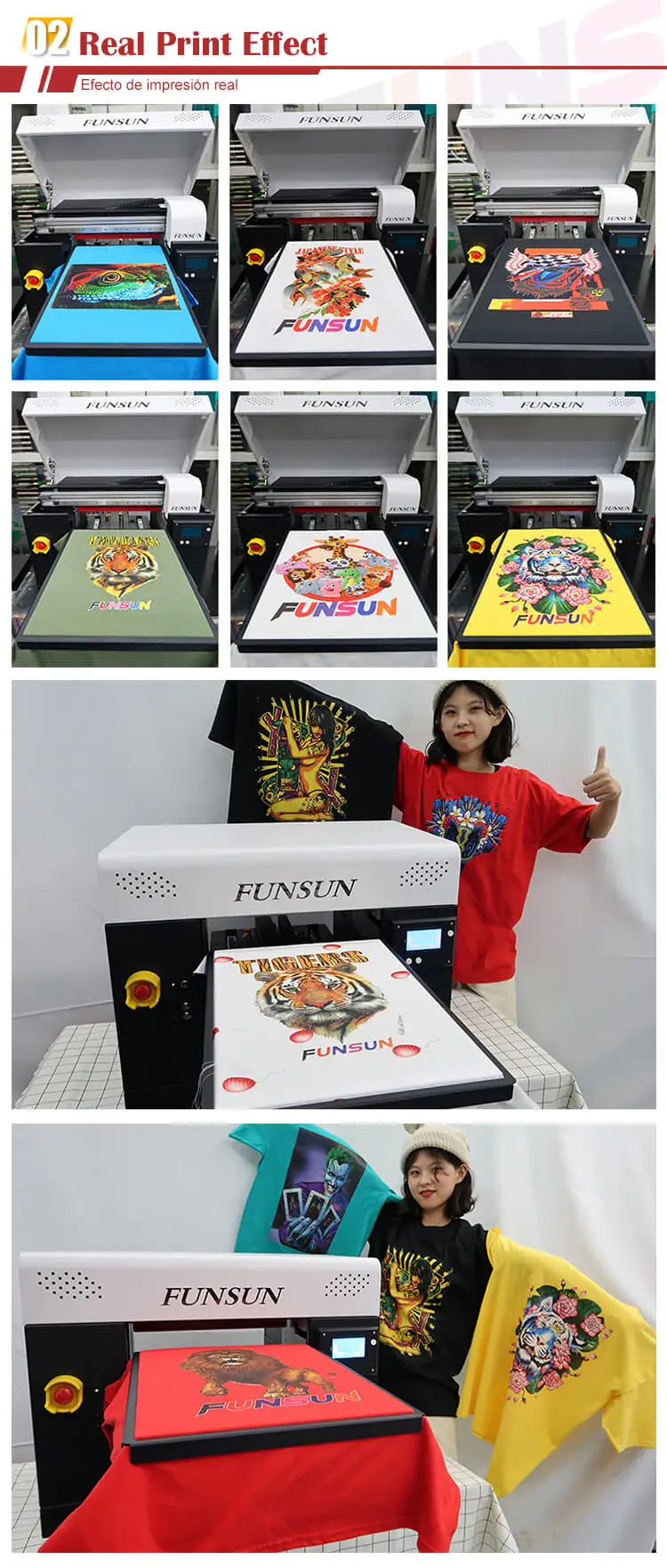 Newest A3 DTG printer digital textile printer polyester wool cotton t-shirt printing machine DTG Printer with dx9 for tshirt