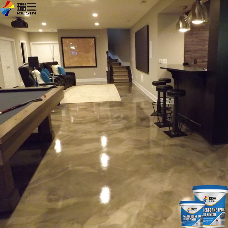 Solventfree Metallic Epoxy Resin Floor Coating Paint Buy Metalic