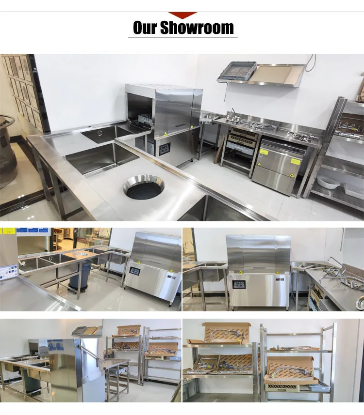 Commercial Hood Type / Undercounter Dishwasher Machine Hotel Restauran –