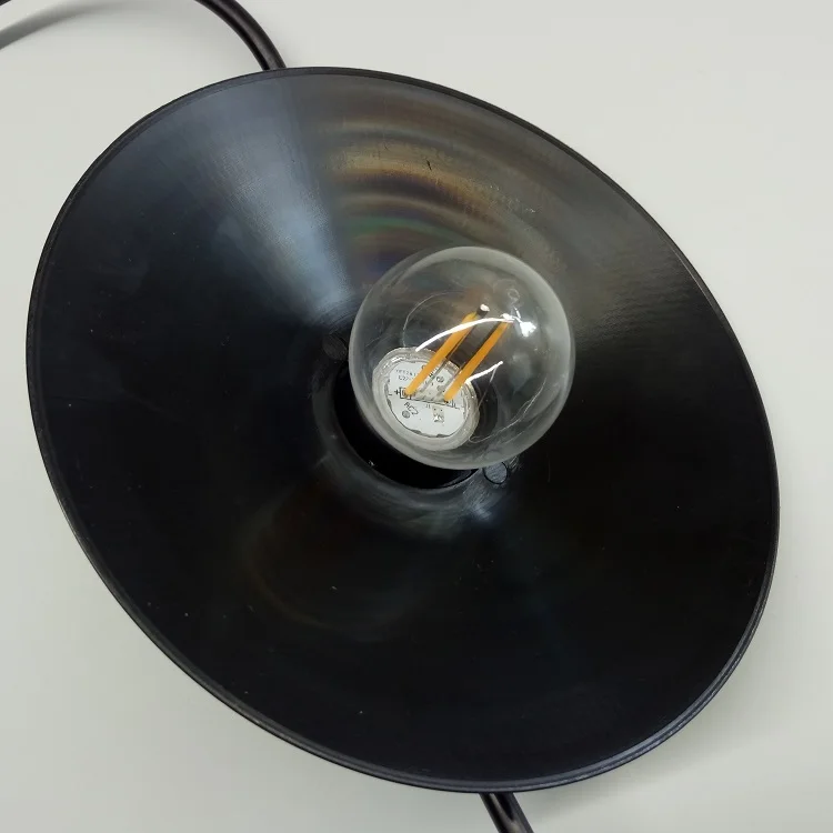 New design waterproof plastic lampshade for festoon light outdoor use