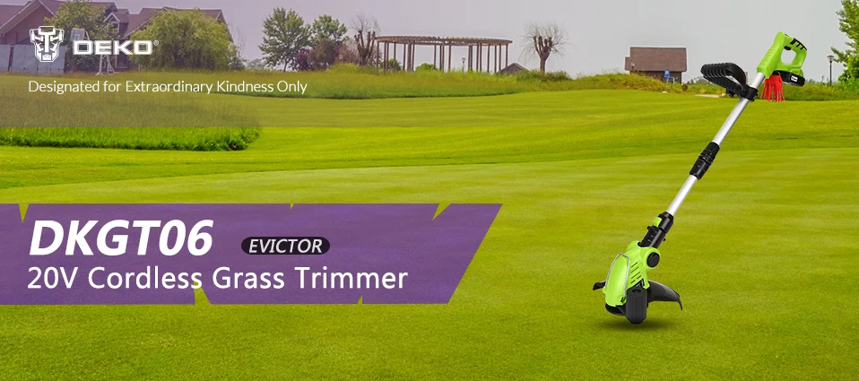 deko cordless grass trimmer