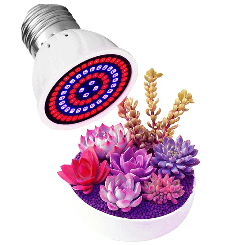 Compact Grow Lamp LED 36w All Deep Red 660nm E27 E26 lm301h One Double Ended Full Spectrum Indoor Plant LED Grow Light Bulb