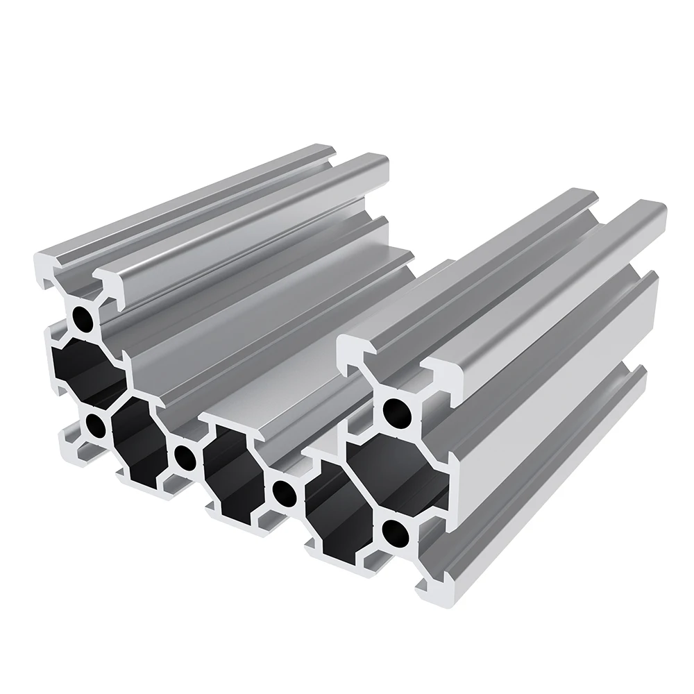 Industrial 4080U Series European Standard Aluminum Alloy Profile 20 Series 4080v-slot for 3D Decorations Cabinets CNC Cutting manufacture