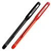 blue black and red plastic ball pen refill high quality 1.0mm flat ballpoint pen