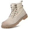Men's high for thick leather boots their men's shoes fashion outdoor shoes wear shoes