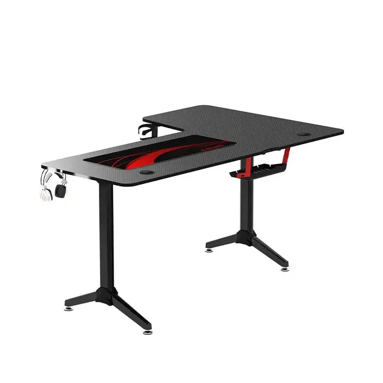 L Shape Gaming Desk Corner Desk Big Size Racing Gaming Computer Desk