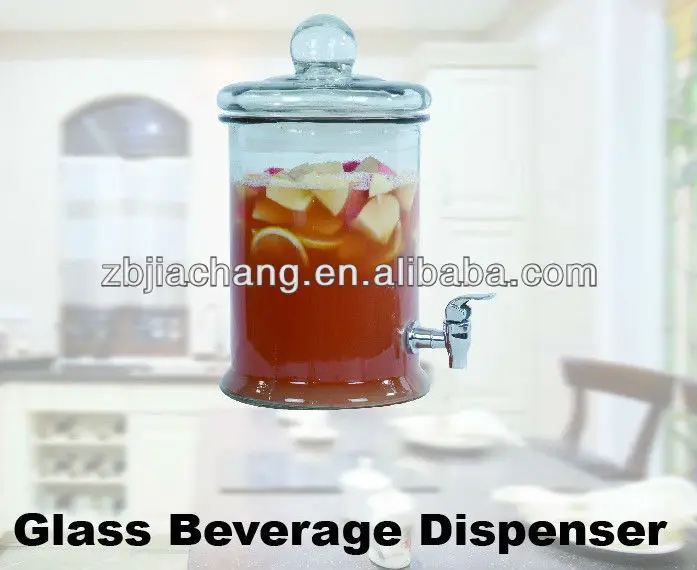 Glass Beverage Dispenser – Cylinder