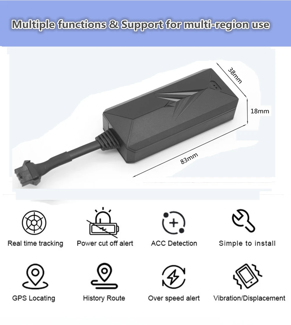 Senior Car Smart Mini Tracker Long Range Voltage Gps Gsm Tracker