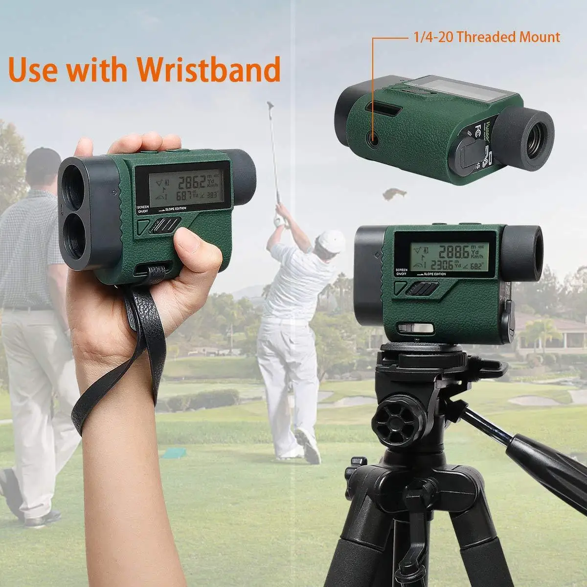 Huepar Hlr1000 Golf Laser Rangefinder 1000 Yards 6x Laser Range Finder