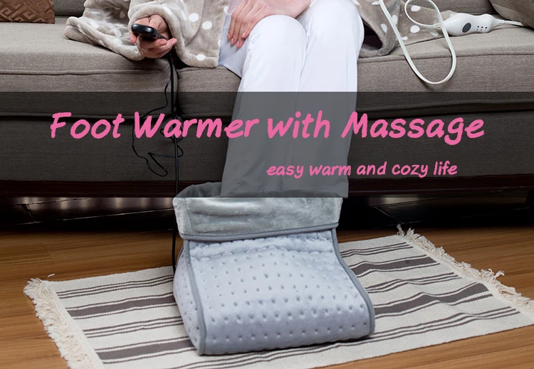 220v Ce Gs Electric Heated Foot Massager Boot Can Make Foot Warmer And
