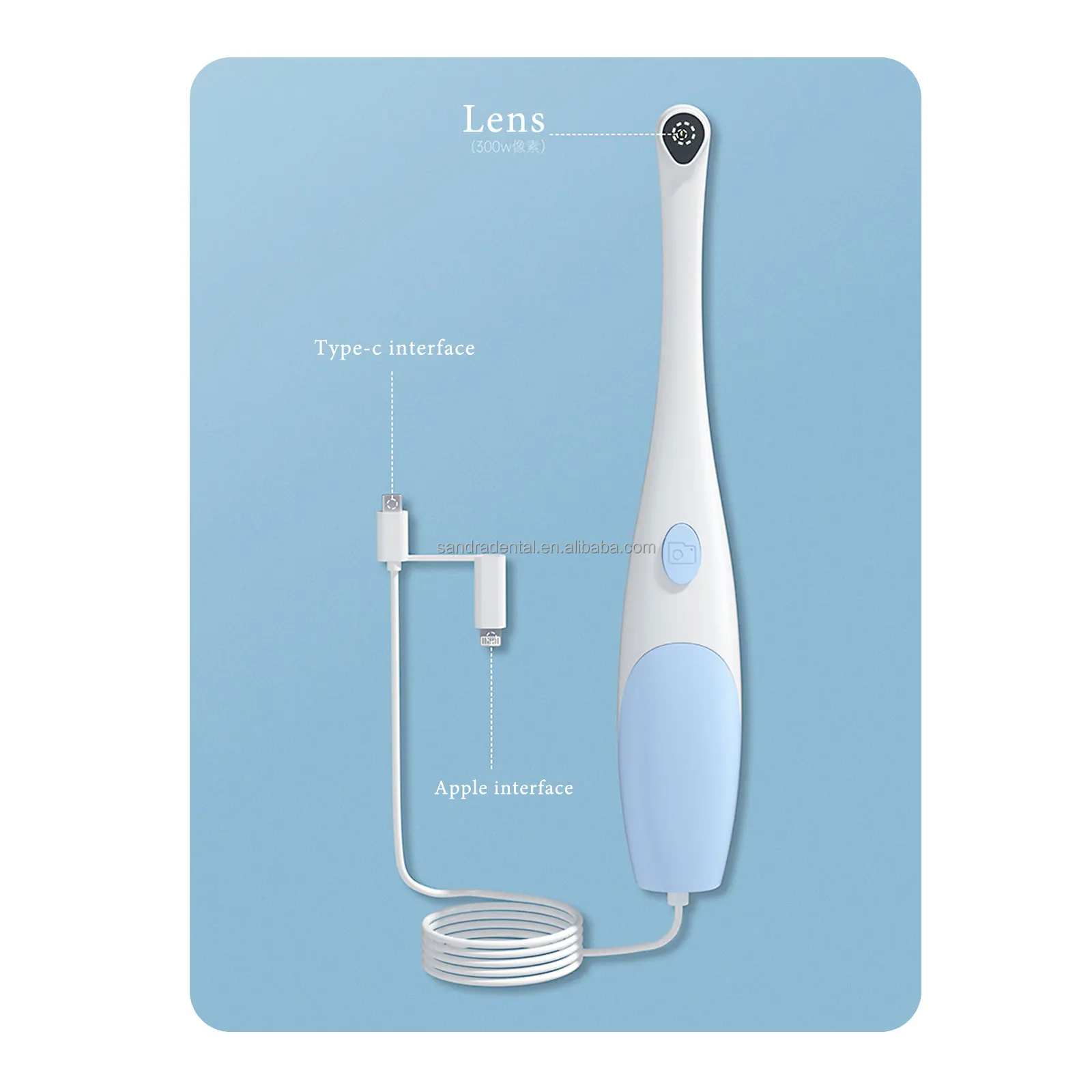 Dental Endoscope Endoscopic Intraoral Loupe Microscope Withcamera With