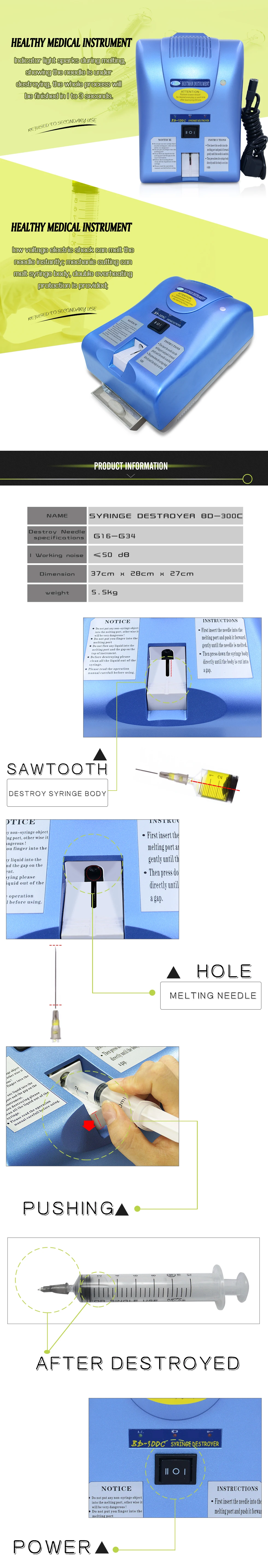 Bestman Bd 300c Needle Burner And Syringe Destroyer