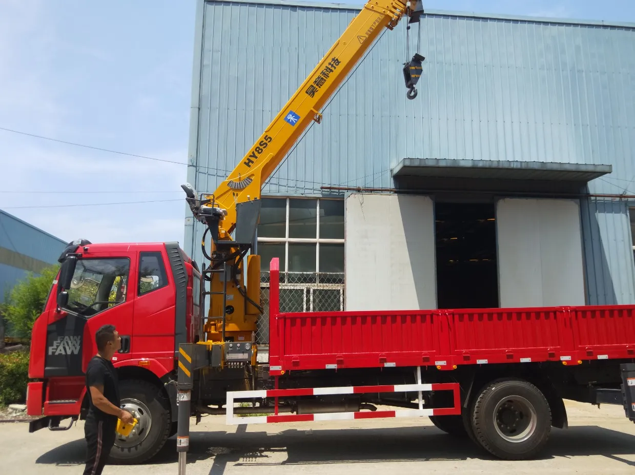8 Ton Truck Crane Mobile Hydraulic Mini Truck Crane - Buy ...