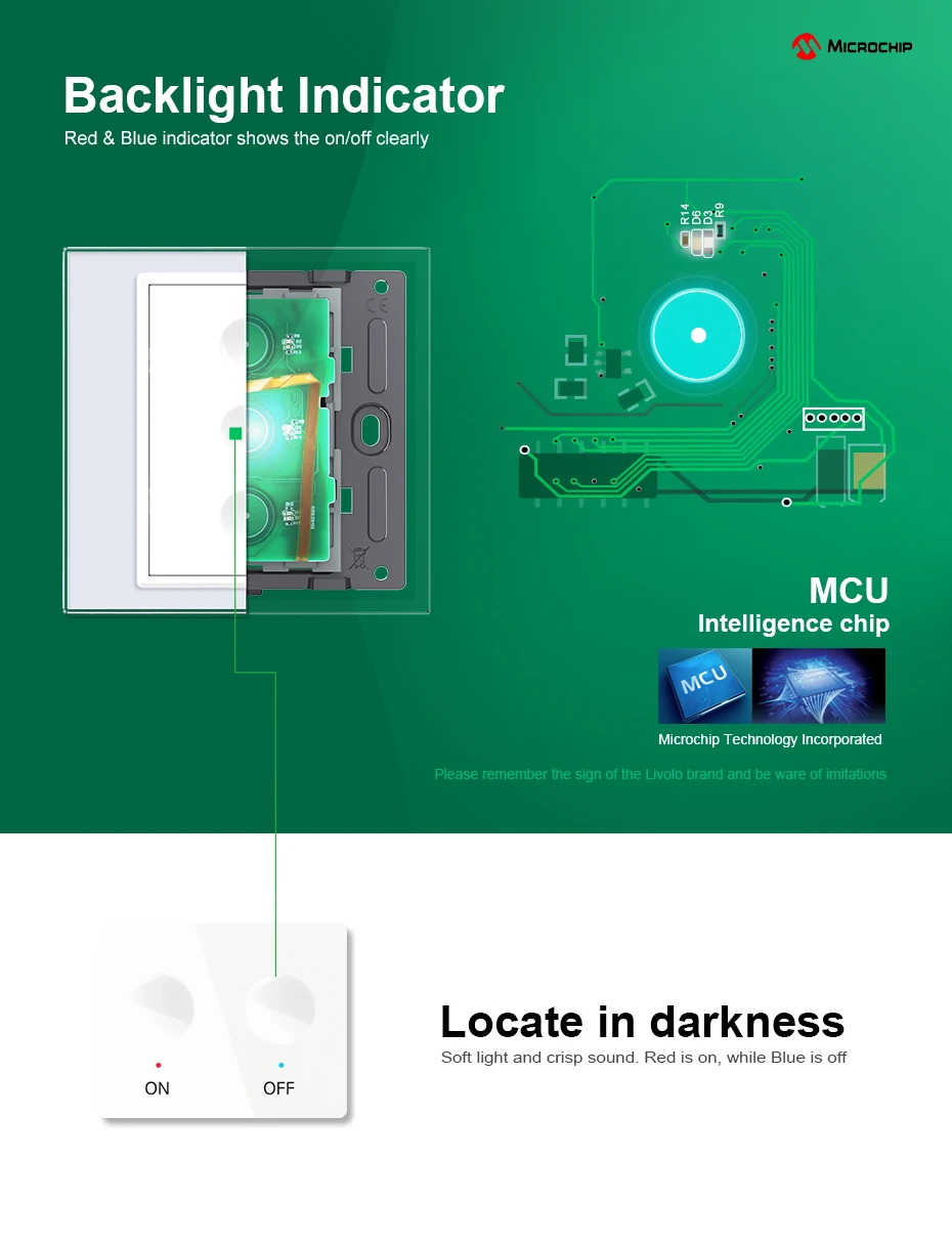 Livolo UK Smart Alexa Google Home Automation System 1 Gang Zigbee Touch Module Wall Switch - ANKUX.COM