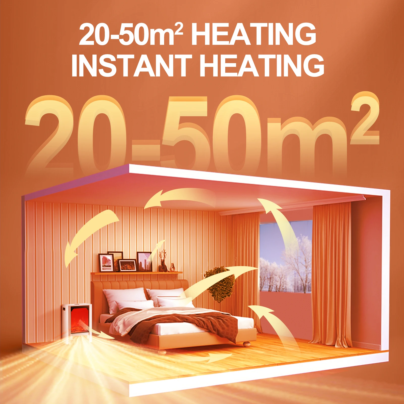 Electric Fireplace, 3D, PTC - detail 10