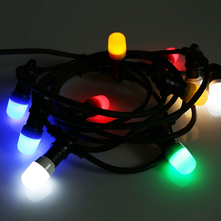 Factory direct sales red blue green yellow 220v dc led fancy lamp e14