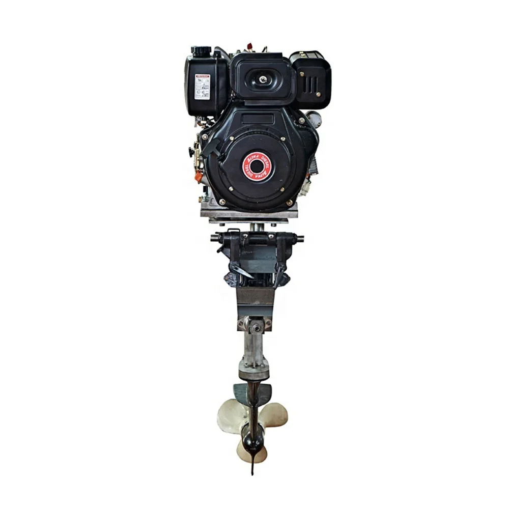 7.5 HP 4-Stroke Outboard Motor - 196CC Gas Boat Engine With Bracket, Tiller Control, 20 Km/h Speed