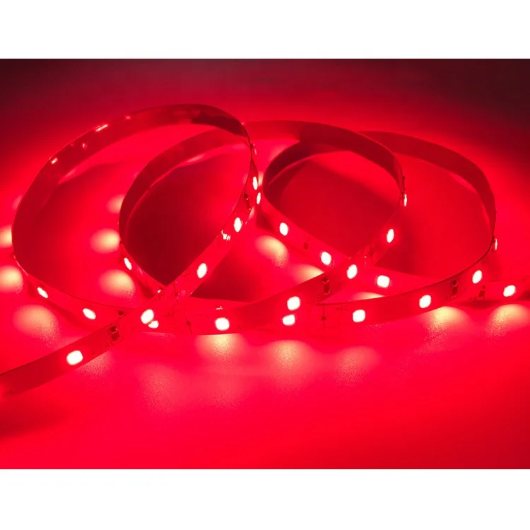 New product 5mm 3v 5v 12 volt 24v 5630 5050 2835 red led light strip