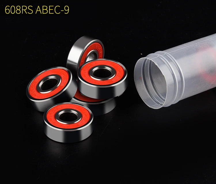 Wholesale Custom Double Rubber Sealed 608 Abec9 Skateboard Bearings