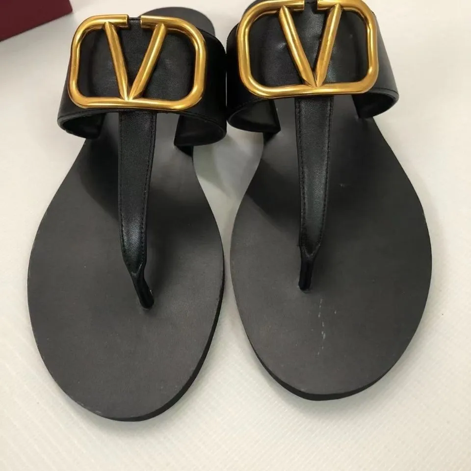 2024 Summer Slippert Tape Sandal Big Size Flipflops Outdoor Women's