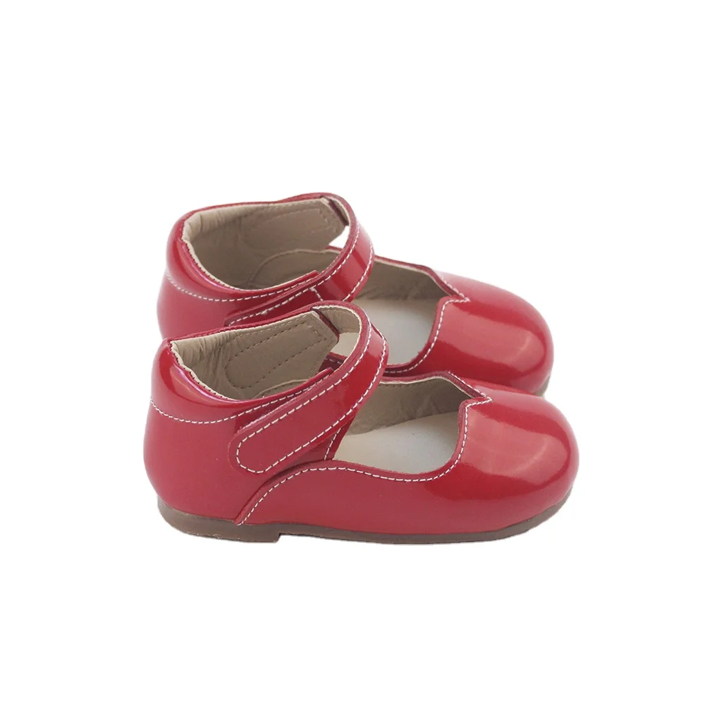 girls red school shoes