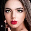 Pro contacts Beautiful Khaki natural looking 14.2mm design contact eye color