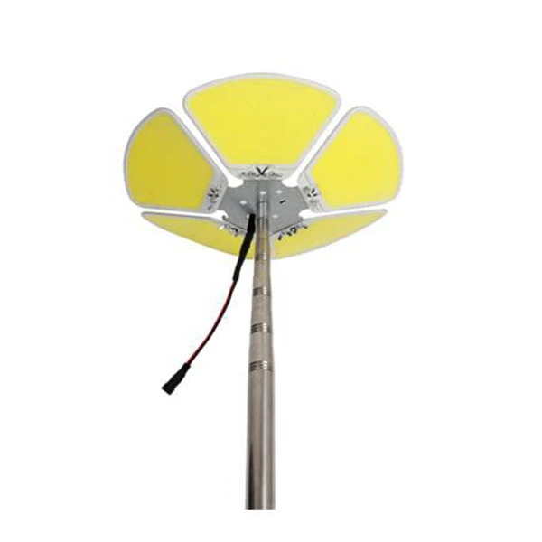 Grossiste led 12v de camping de lumière Acheter les Télescopique 360 Canne À Pêche Led Lumière De Camping Tente