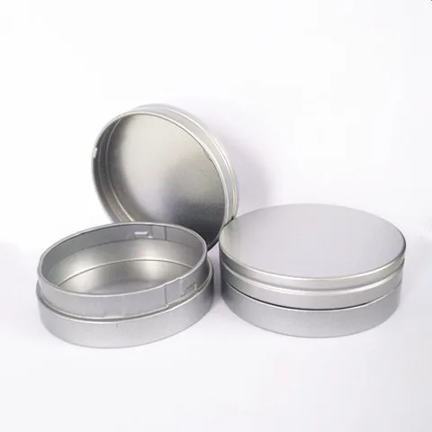 Metal Tin Round Boxes Tinplate Child Resistant Box Aluminum Cosmetic ...