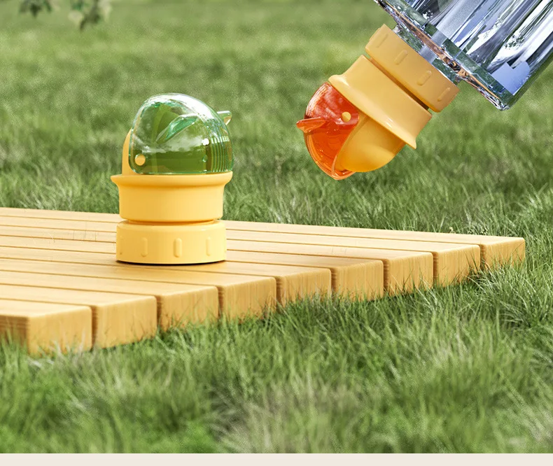 Portable Kidsren's Straw Cap Anti-Choking Drinking Water Artifact Plastic Bottle Cap Conversion Head for Baby Mineral Water