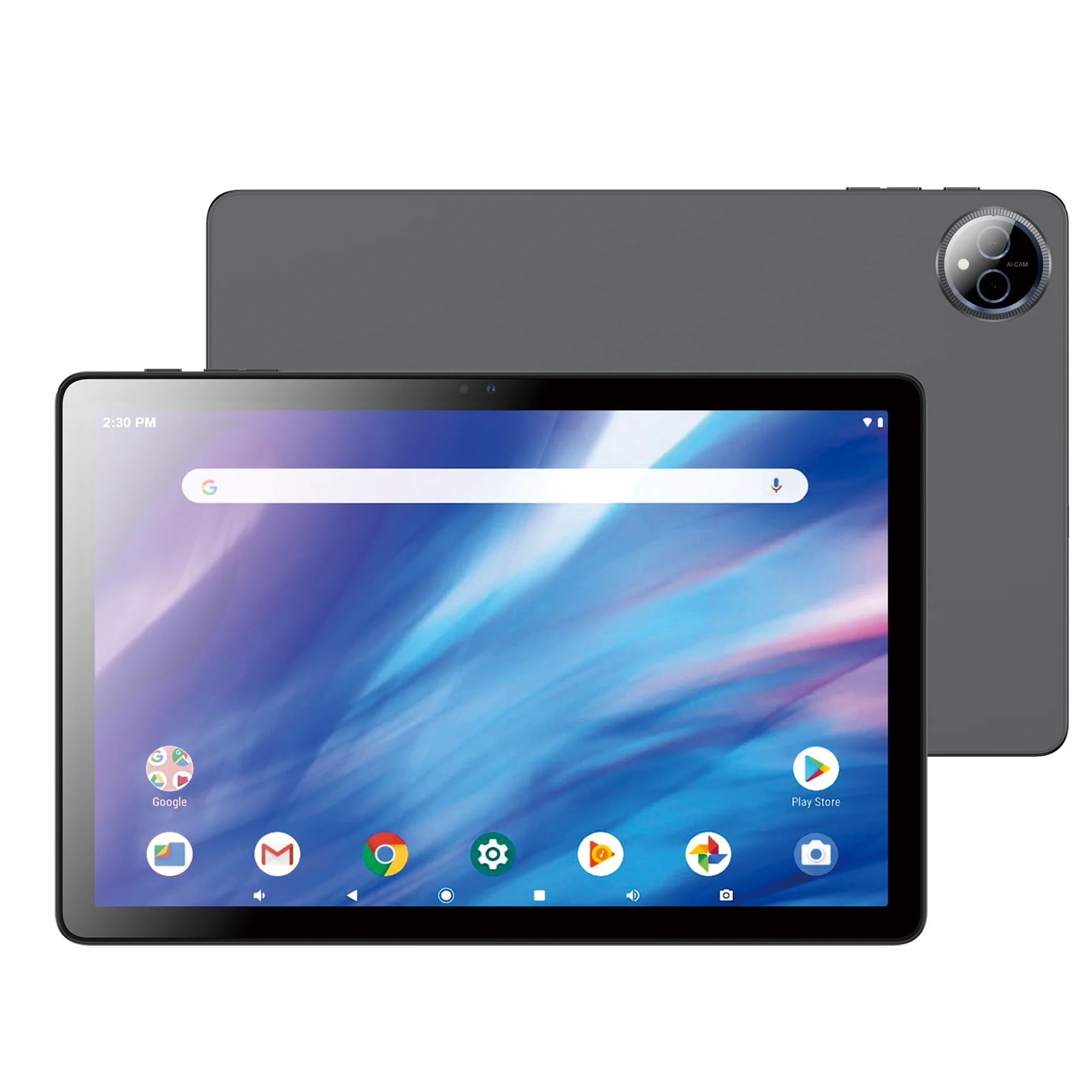 Accio T10 Pro tablet mounted on industrial arm inside oil refinery control room