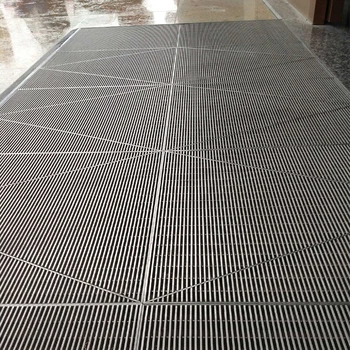 Architectural Stainless Steel Grid Recess Floor Entrance Door Mats