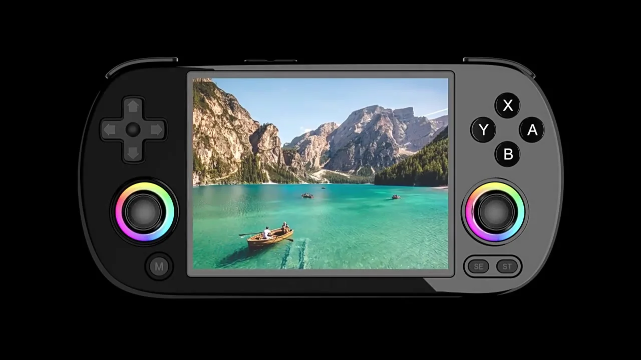 Novo Modelo RG40XXH Console de Jogos Portátil com Tela HD de 4