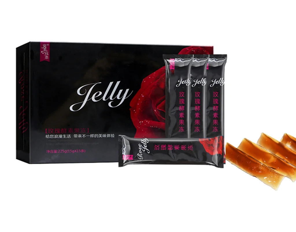 Private Label Chitinase Enzyme Jelly Colorful Coconut Beauty Skin