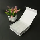 Empty Luxury Cardboard Gift Packaging Truffle Chocolate Box With Paper Divider