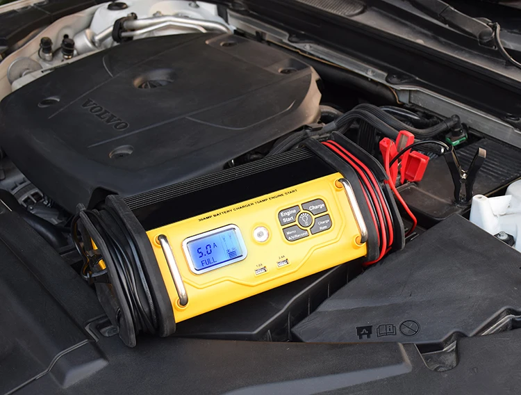 2a/5a/10a/20a/30a智能车载电池充电器/维护者12v全自动发动机启动