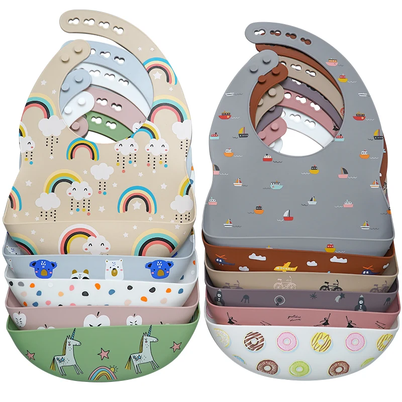 

New Product Ideas Printing ilicone Bibs,1 Set