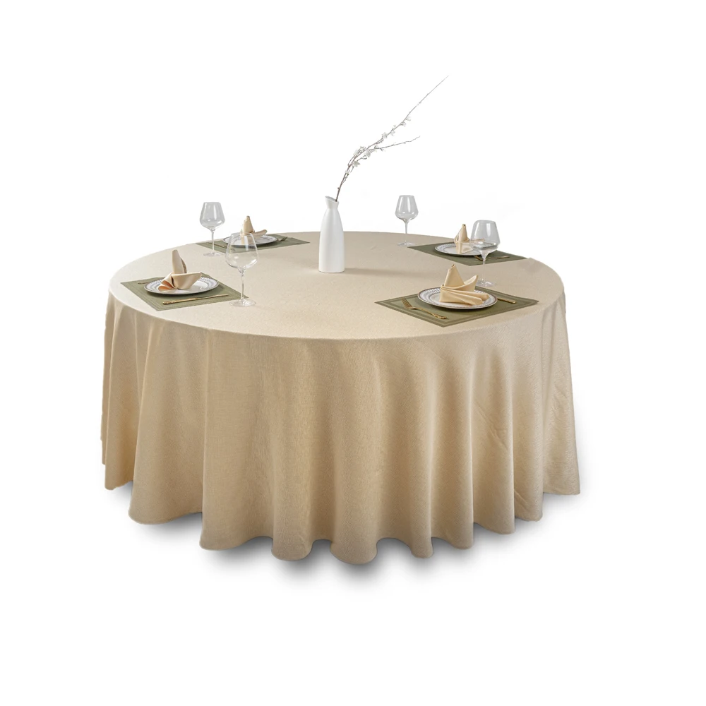 Wholesale Custom Colorful Round Dining Table Cloth For Restaurant Buy
