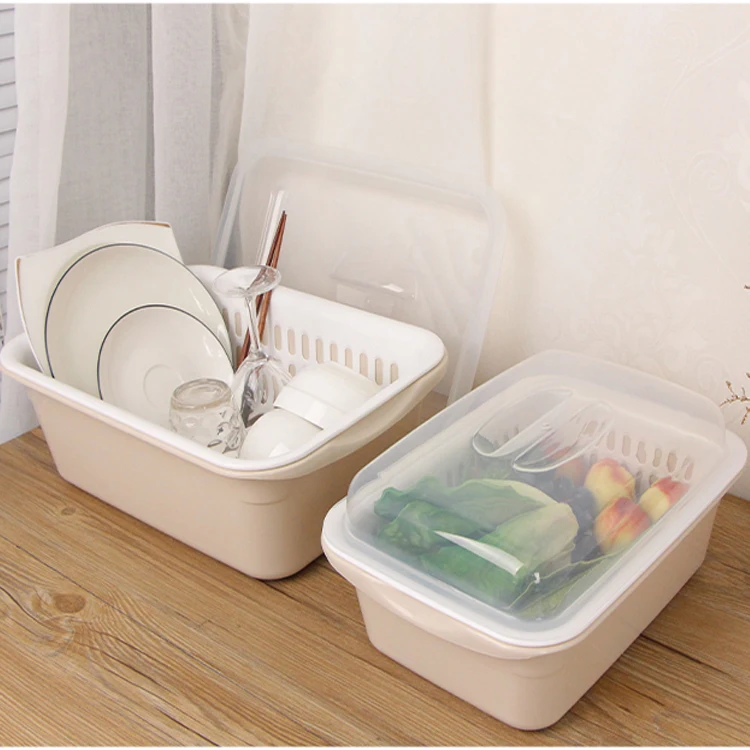 plastic colander with lid