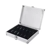 White Utility Case Aluminum Pad&Mobile/Watch/Notebook Storage Case Business Trip Case