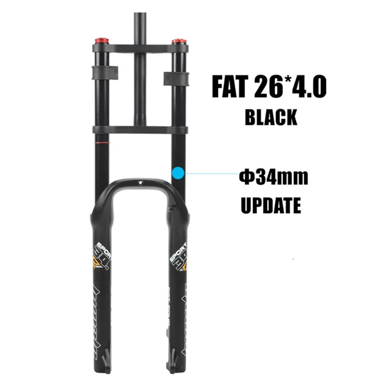 Himalo Fat Bike Forks Double Shoulder Front Fork Rebound Adjustment 26" 4.0" Air Fork Magnesium