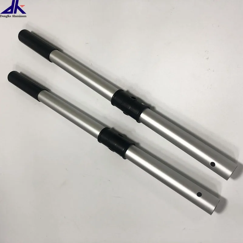Strong light weight aluminum telescopic pole adjustable extension tube Aluminum Telescopic Tube With Spring Lock